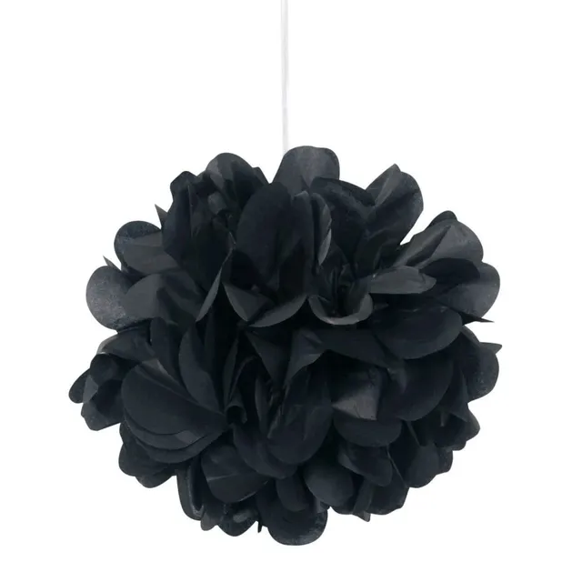 das-kost-mland-fluffy-wabenball-schwarz-23cm-3-st-ck image 1