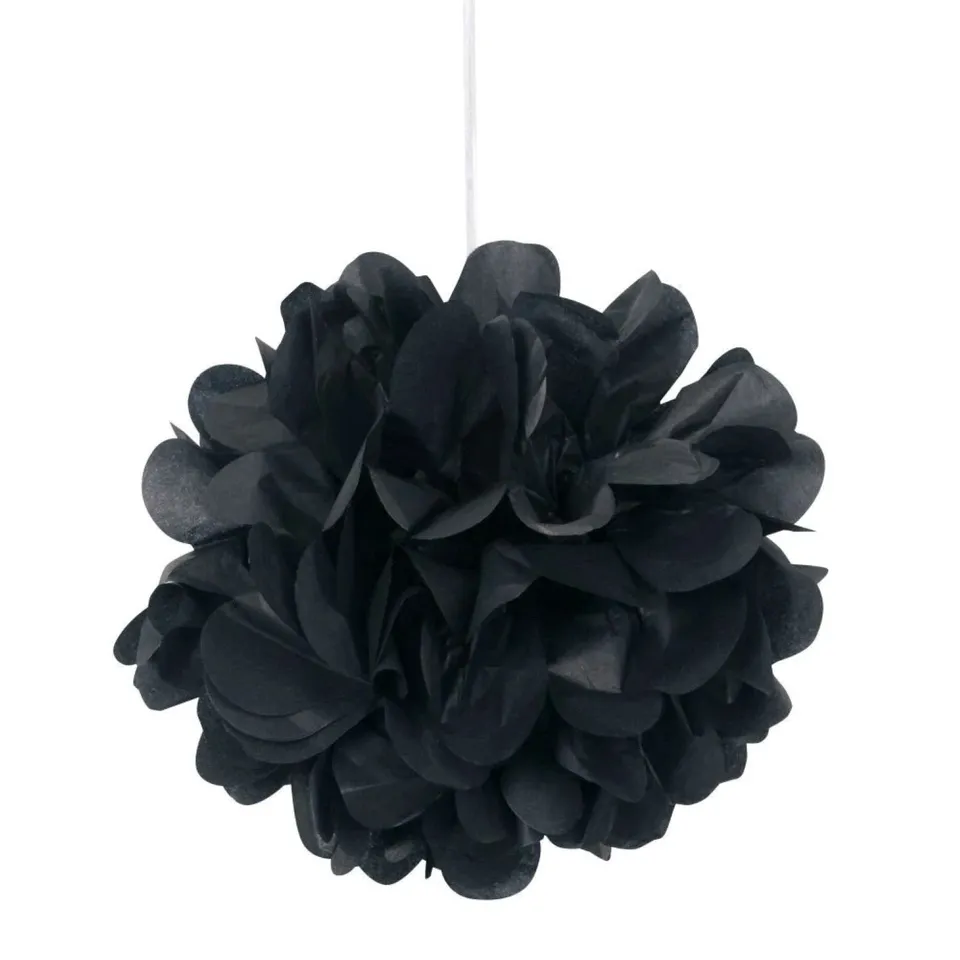 das-kost-mland-fluffy-wabenball-schwarz-23cm-3-st-ck image 1