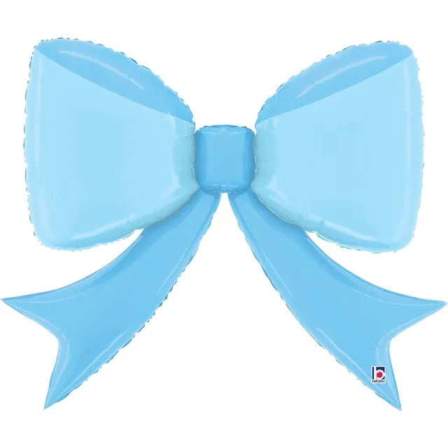 das-kost-mland-folienballon-schleife-blau-90-cm-41-zoll image 1