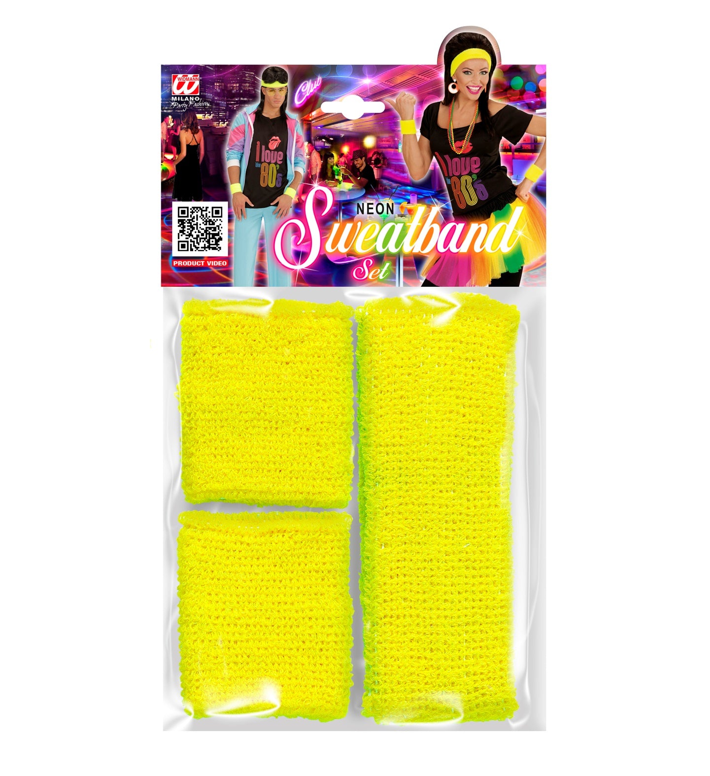 das-kost-mland-80er-schwei-b-nder-set-3-tlg-neon-gelb image 2
