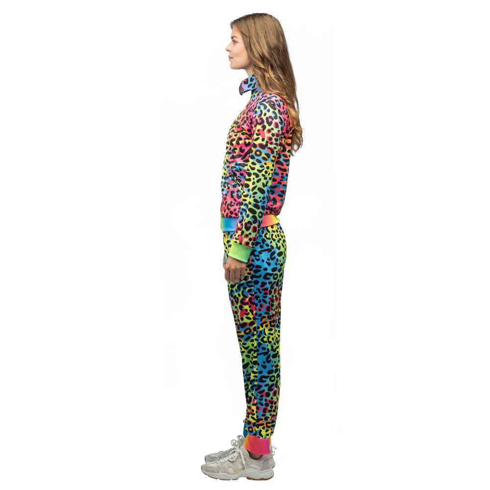 das-kost-mland-damen-trainingsanzug-leopard-art-neon-mehrfarbig image 8