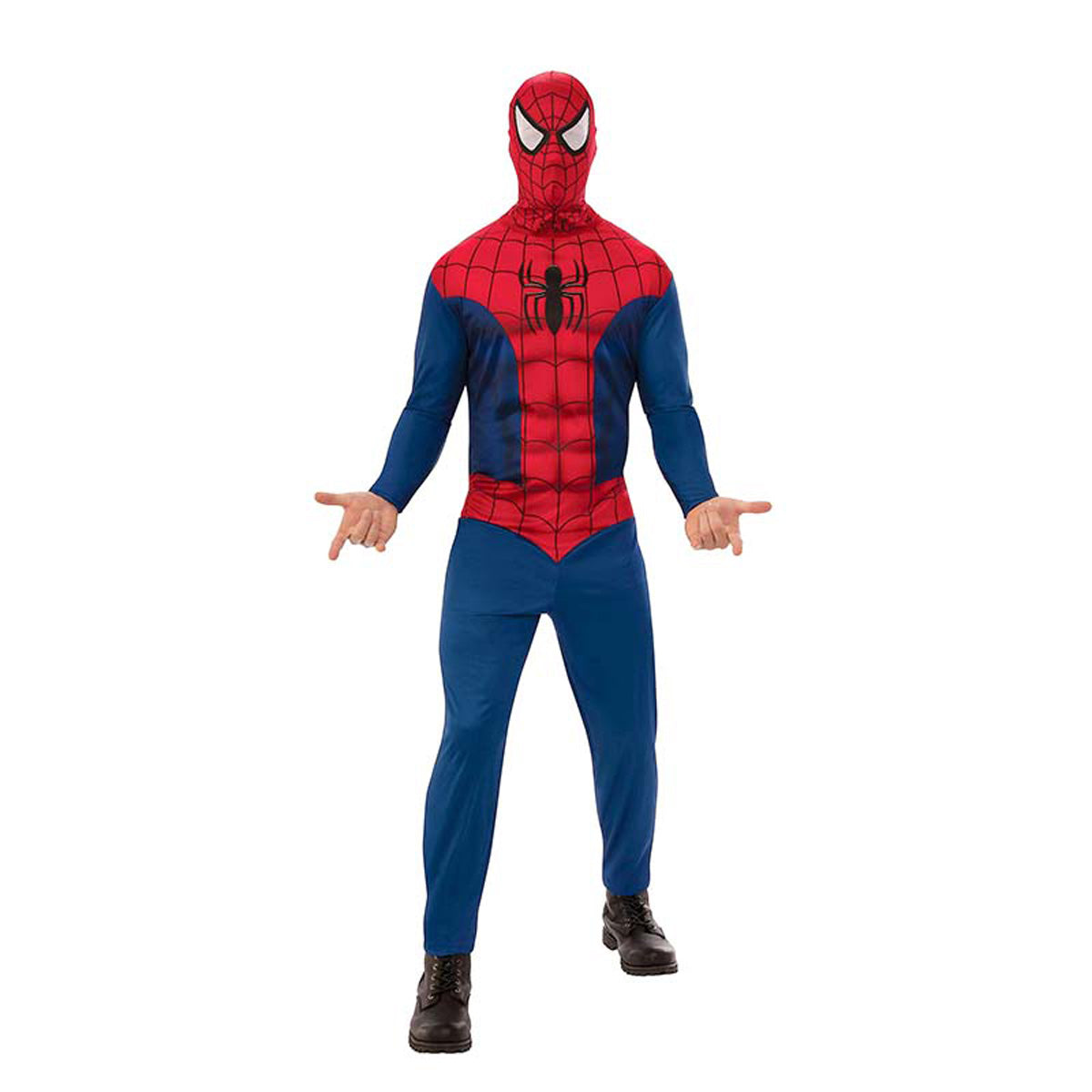 marvel-spiderman-kost-m-herren-overall-std-m-l-einsteiger-rot-blau image 1