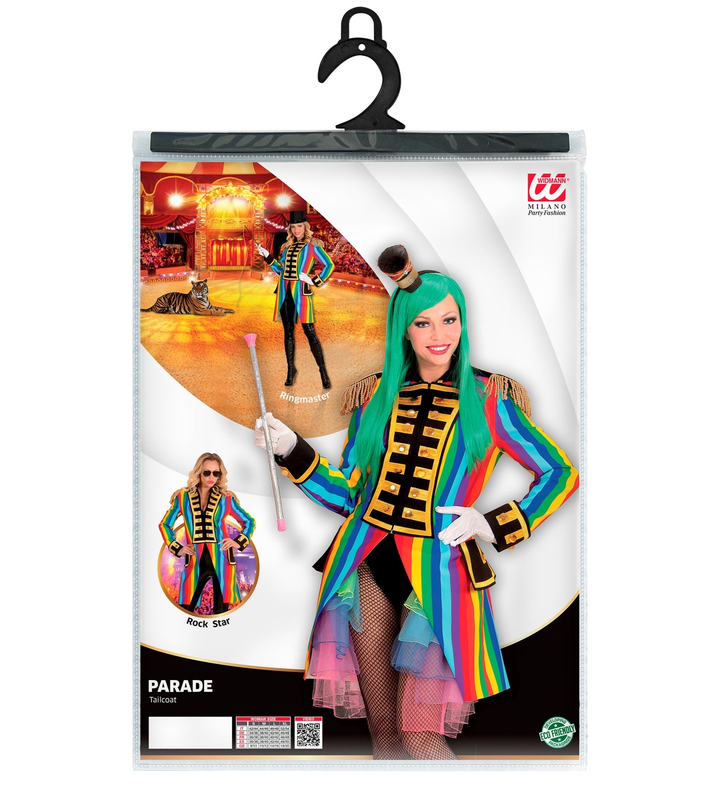 das-kost-mland-damen-parade-frack-rainbow-kost-m-mehrfarbig image 5