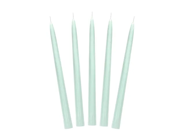 das-kost-mland-spitzkerzen-24cm-salbeigr-n-matt-10-stk image 1
