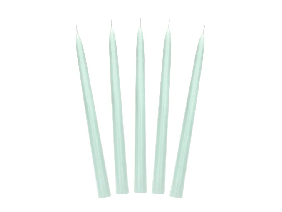 das-kost-mland-spitzkerzen-24cm-salbeigr-n-matt-10-stk image 1