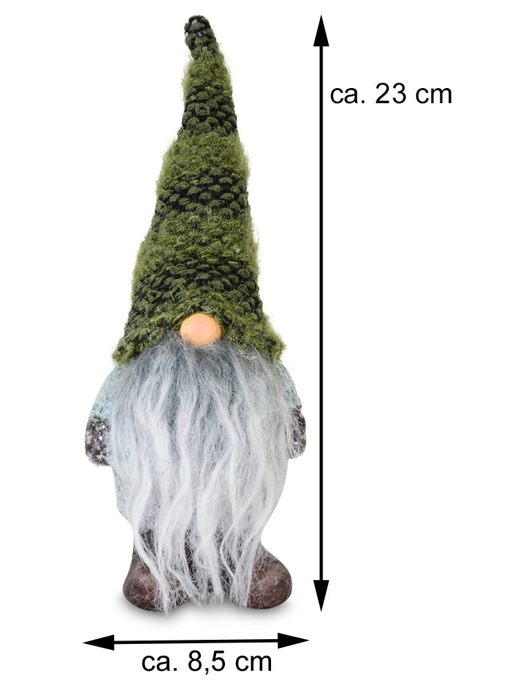 riffelmacher-deko-wichtel-gr-n-grau-19cm-weihnachtsfigur image 2