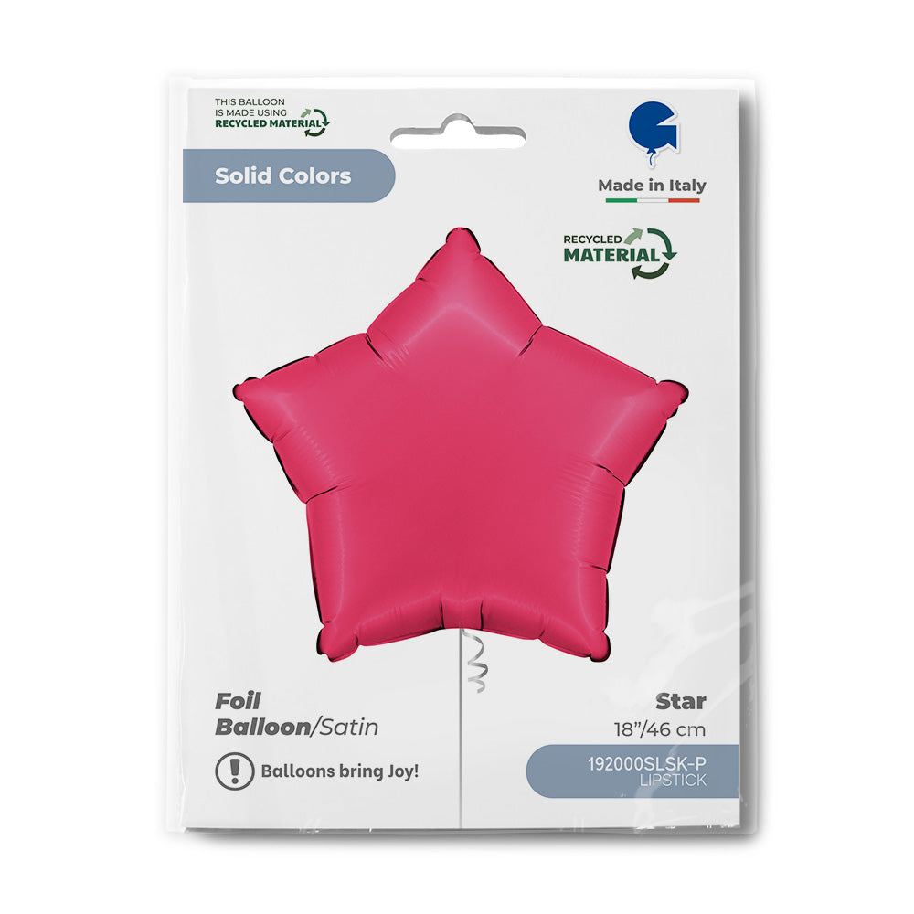 folienballon-stern-46cm-uni-satin-lipstick-18-zoll image 2