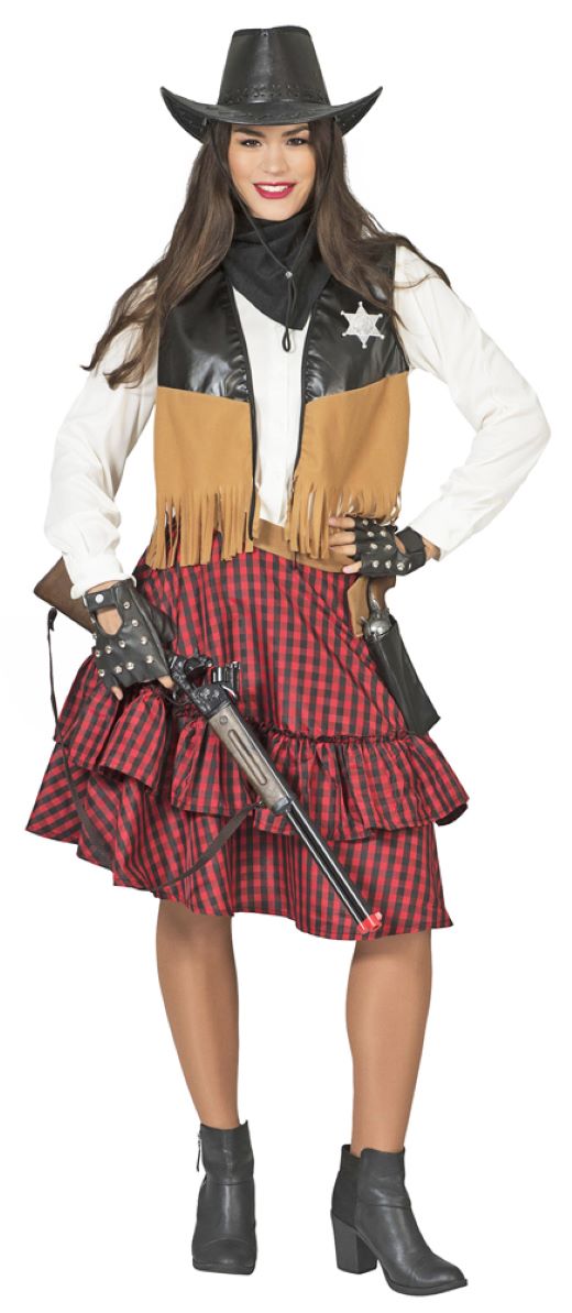 das-kost-mland-damen-cowgirl-austine-kost-m-rot-schwarz image 4