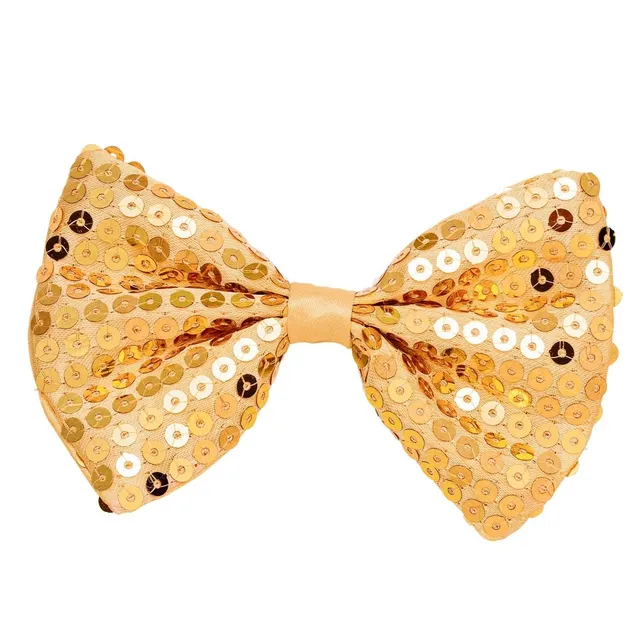 das-kost-mland-pailletten-fliege-gold-polyester image 1