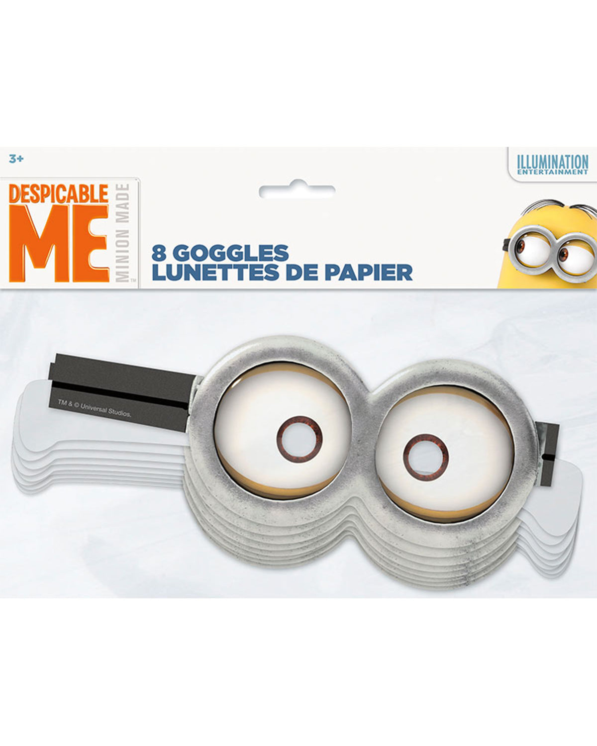 das-kost-mland-minions-papierbrillen-8er-set-fotobox image 1