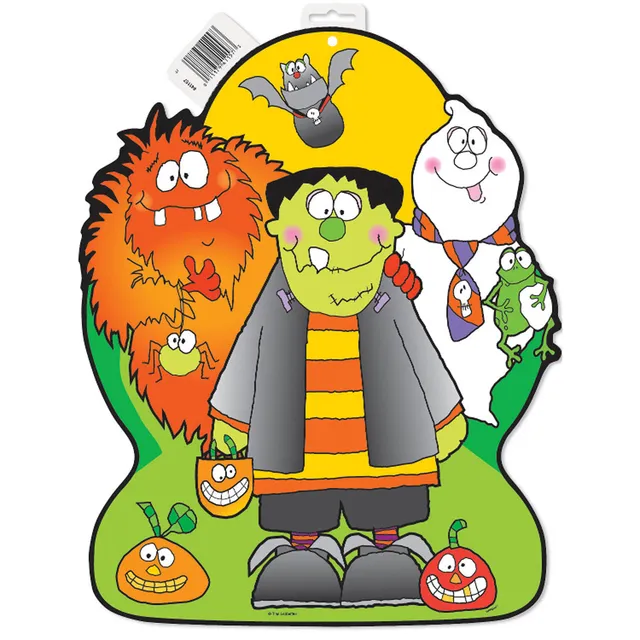 das-kost-mland-cutout-halloween-monster-42cm image 1