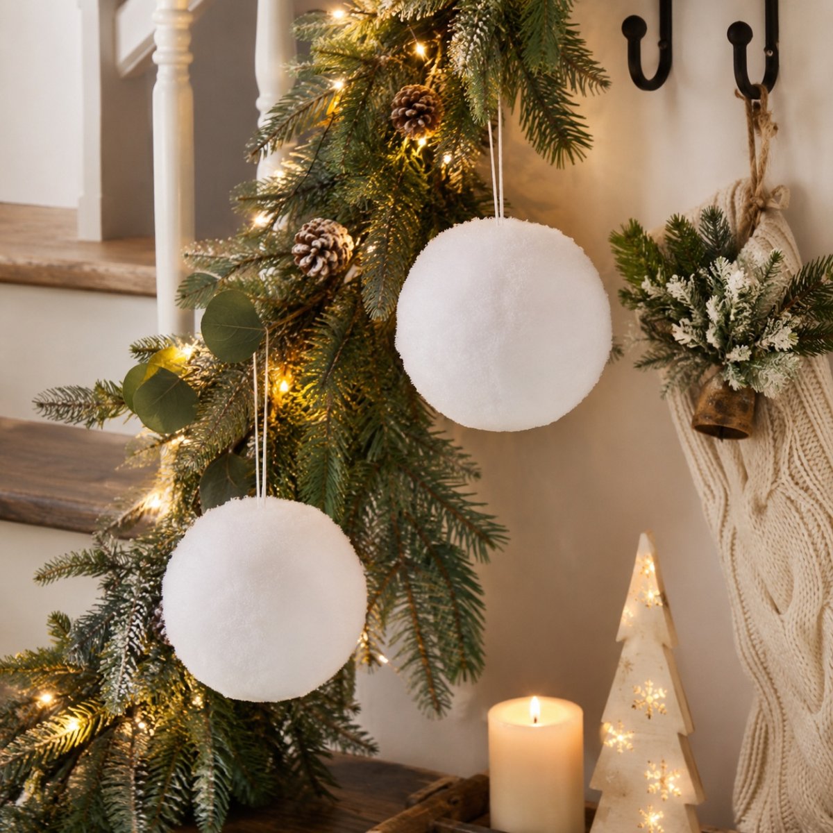 das-kost-mland-dekorationen-schneeball-deko-2er-set-12cm-wei image 4
