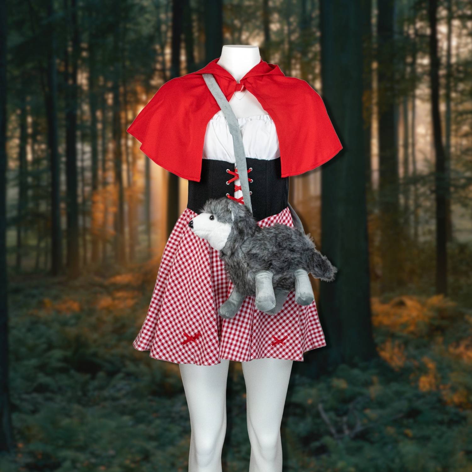 das-kost-mland-wolf-handtasche-pl-sch-grau-30x40x13-cm image 5