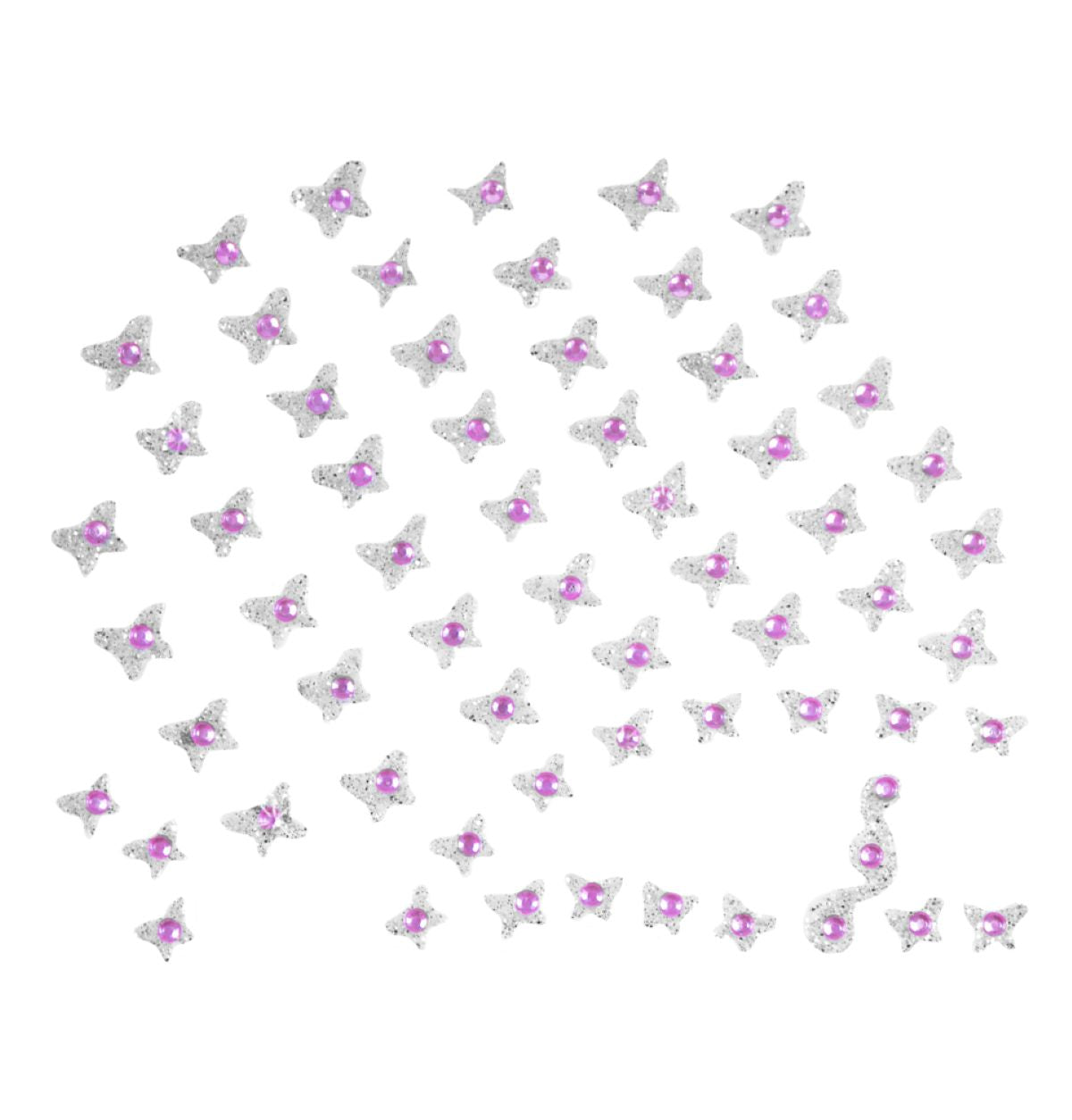 das-kost-mland-accessoires-glitzer-sticker-lila-gesicht-und-haar image 1