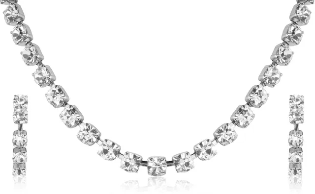 das-kost-mland-marlene-strass-schmuckset-kette-ohrringe image 1