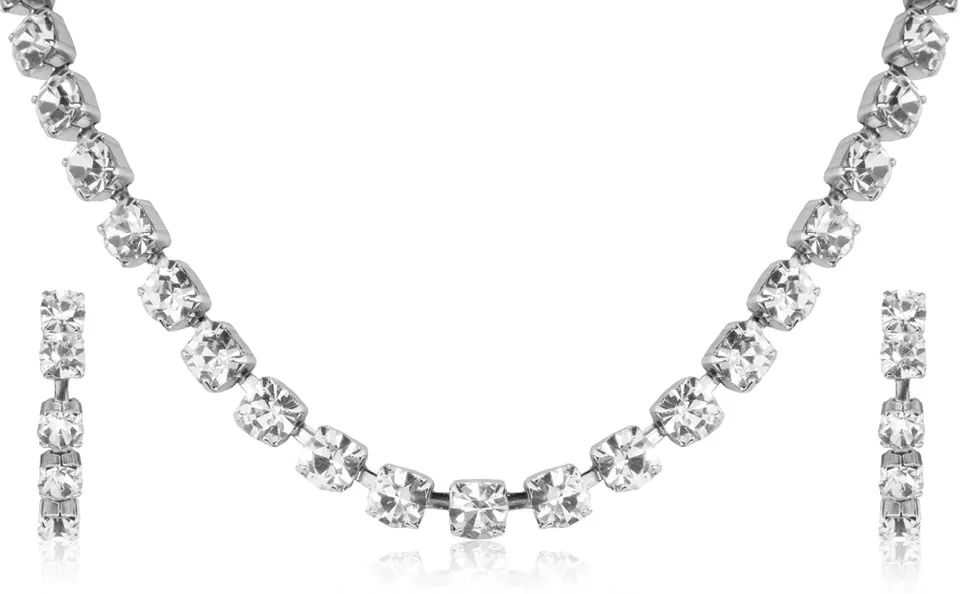 das-kost-mland-marlene-strass-schmuckset-kette-ohrringe image 1