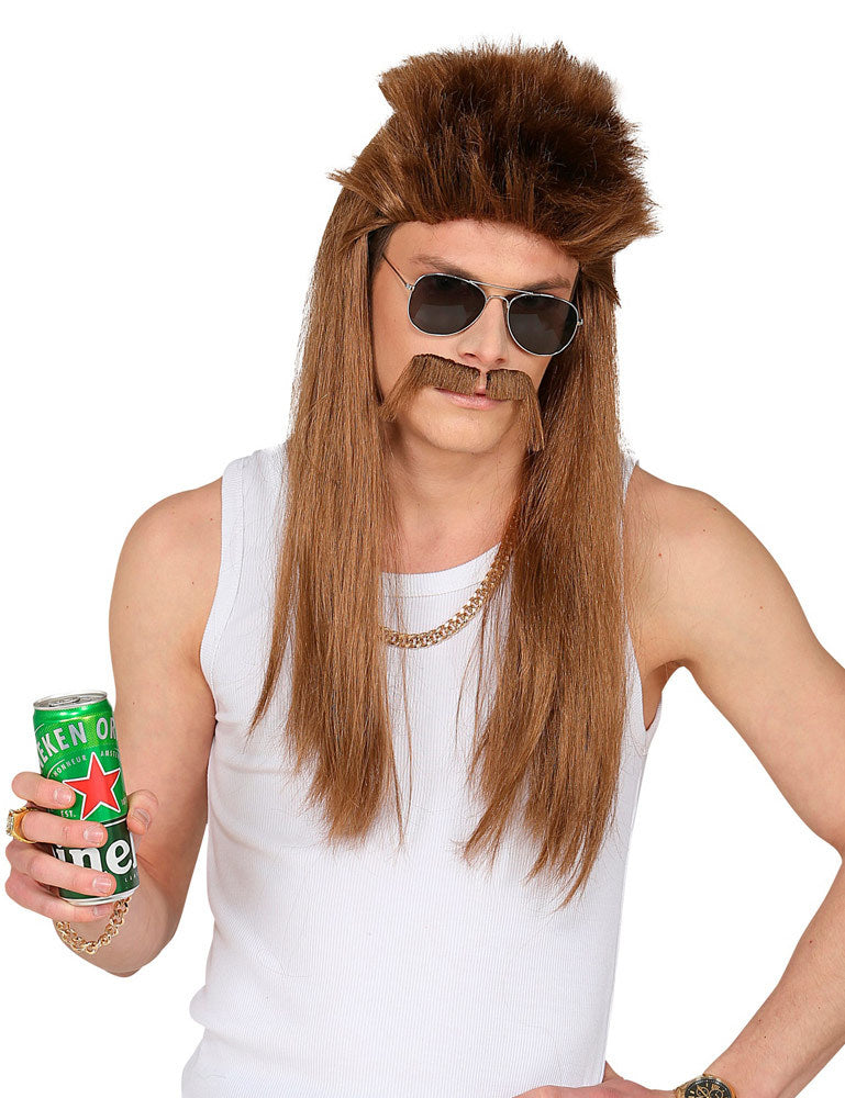 das-kost-mland-80er-per-cke-redneck-rotbraun-mit-schnurrbart image 3
