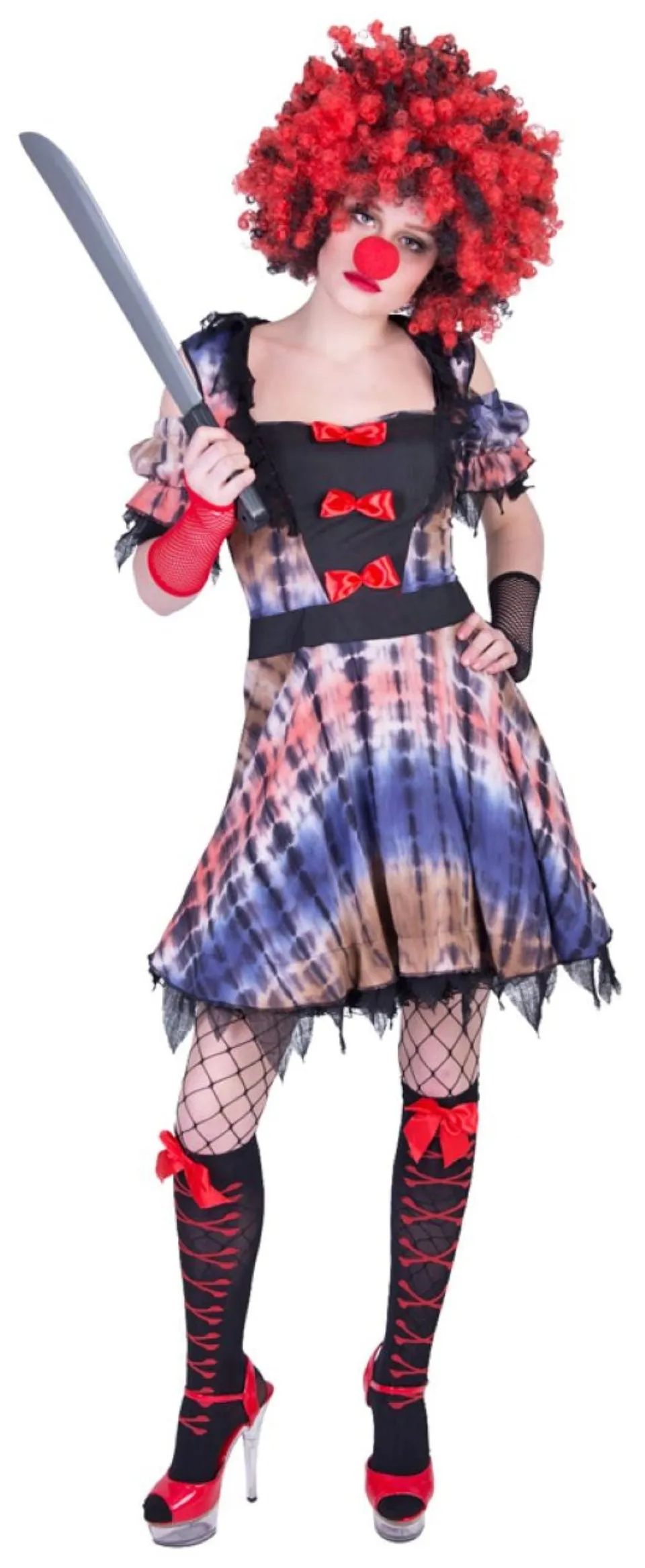 das-kost-mland-damen-killer-clown-lea-kost-mkleid-36-38 image 1