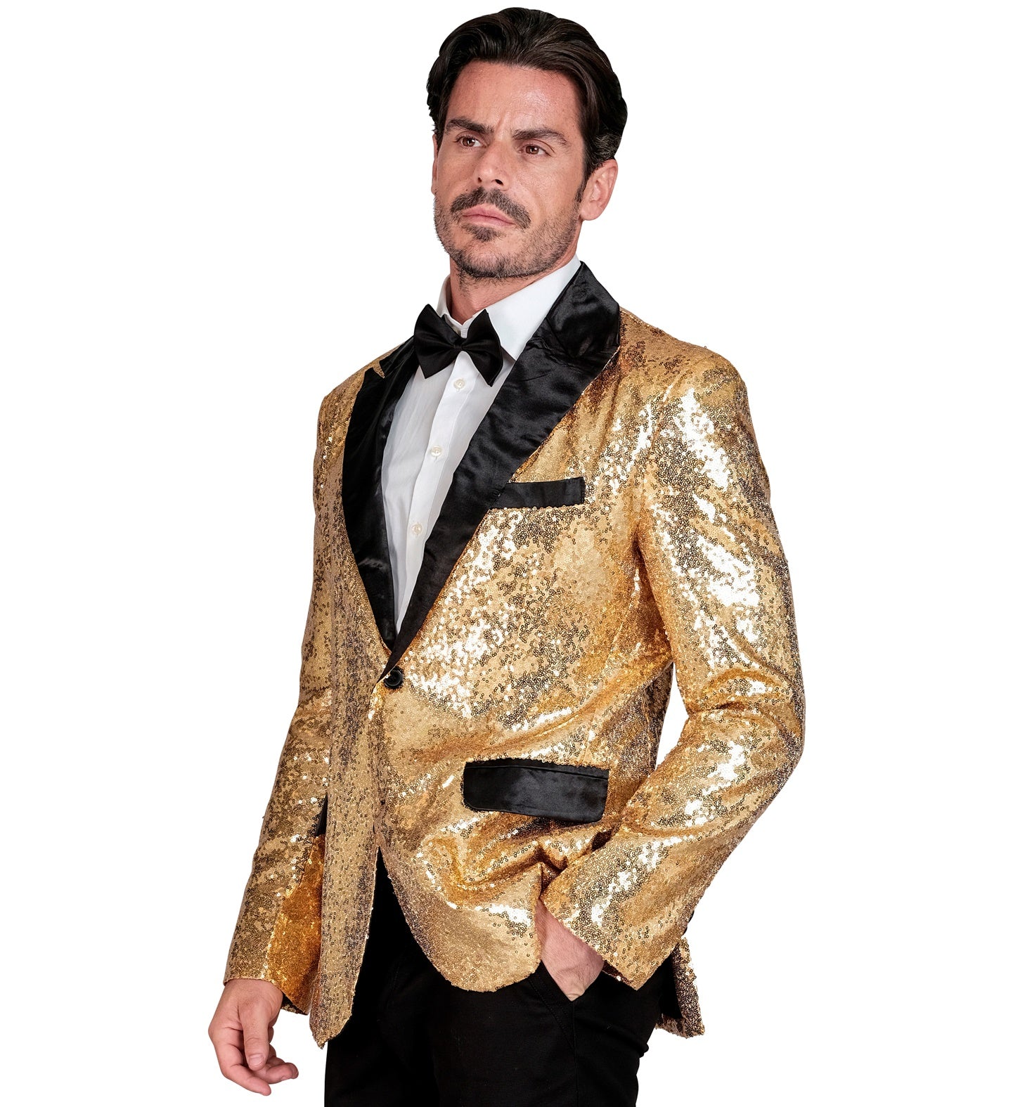 das-kost-mland-glitter-pailletten-jackett-herren-gold image 3