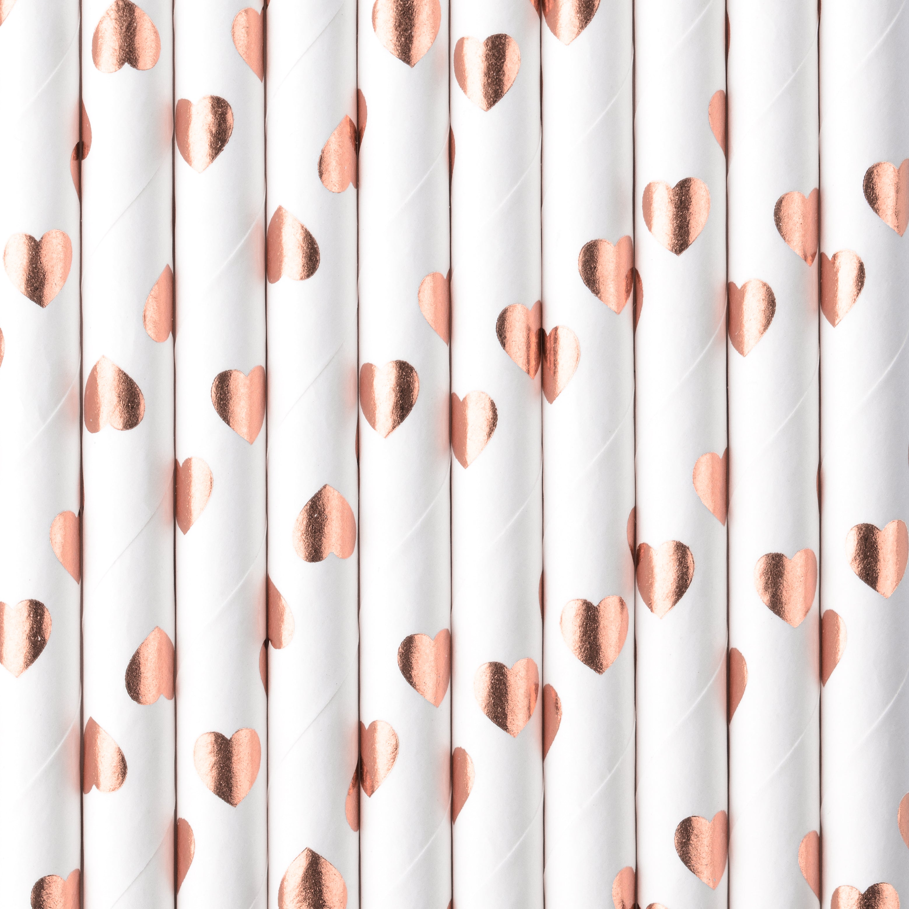 das-kost-mland-strohhalm-papier-stripes-rosegold-10-stk-195mm image 2