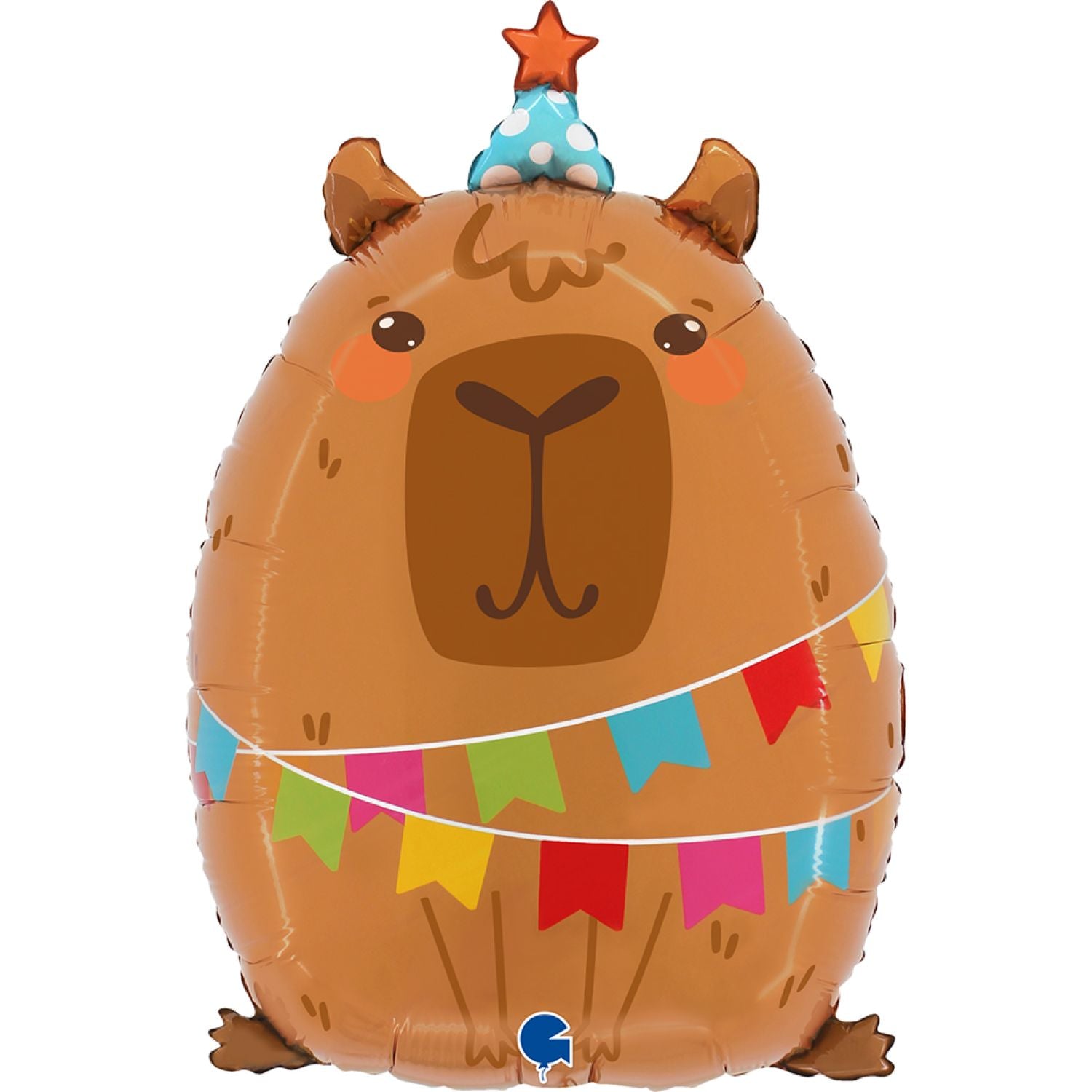 das-kost-mland-shape-folienballon-capybara-wasserschwein-56-cm image 1