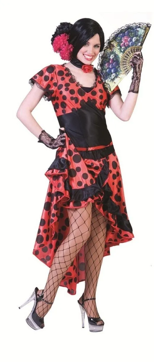 das-kost-mland-evita-spanierin-kost-m-damen-flamenco-kleid-gr-36-38 image 1