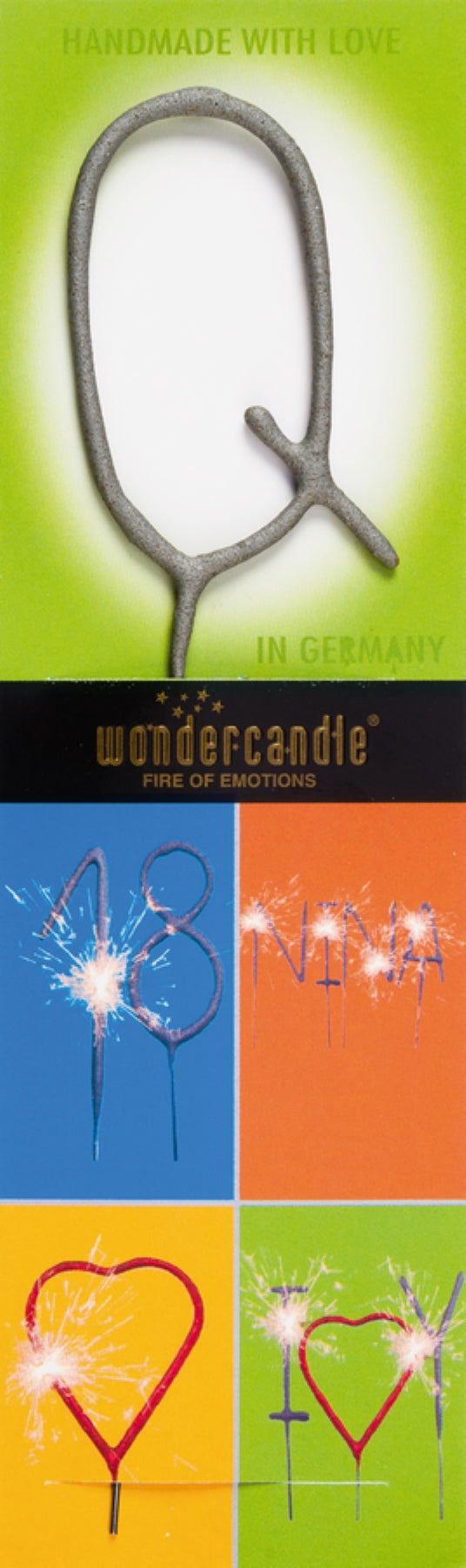 das-kost-mland-wunderkerze-buchstabe-q-classic-6-5cm image 1