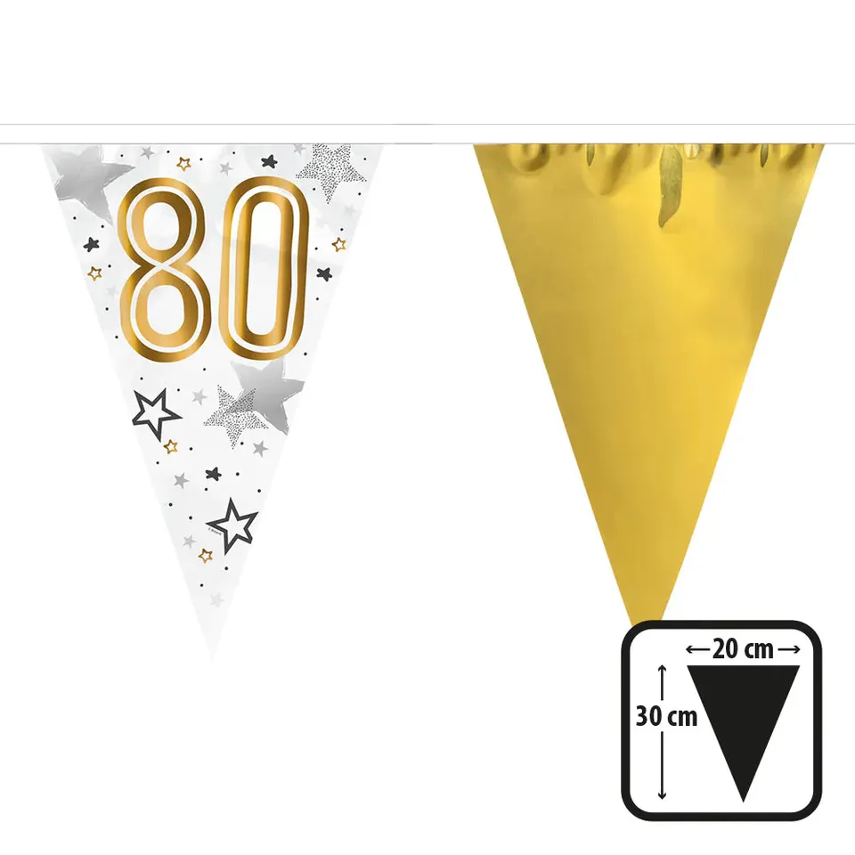das-kost-mland-dekorationen-wimpelkette-happy-birthday-gold-6m image 1