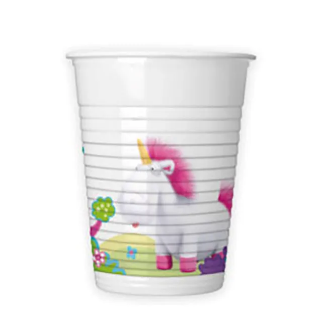 das-kost-mland-fluffy-plastikbecher-200-ml-8-st-ck-party image 1