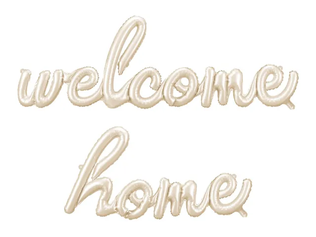 das-kost-mland-dekorationen-welcome-home-folienballon-cappuccino-335cm image 1