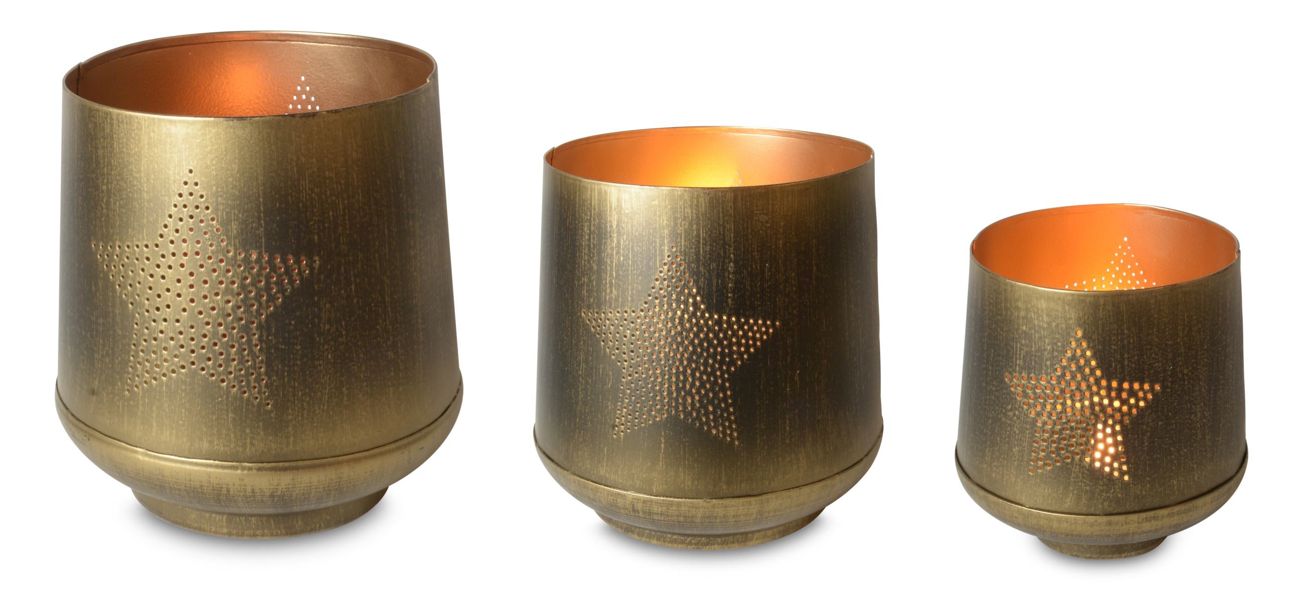 riffelmacher-windlicht-set-3-tlg-stern-baum-gold-bronze-19155 image 1