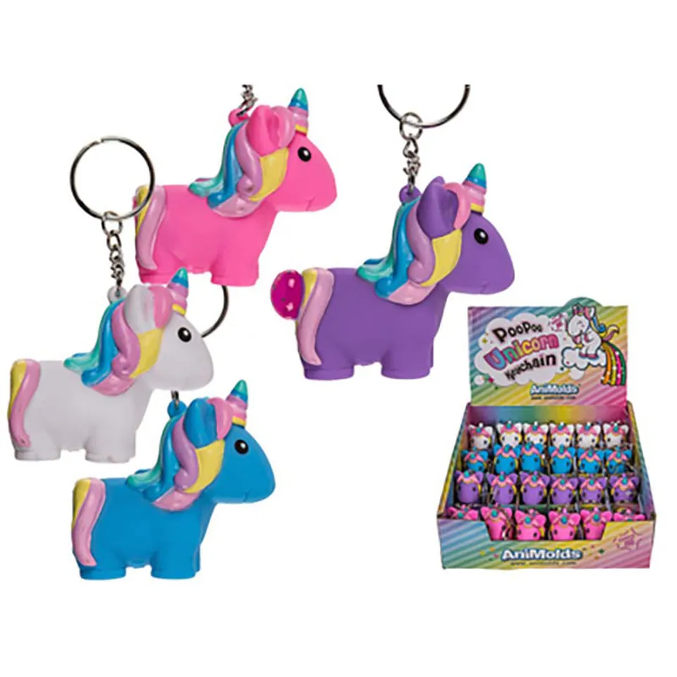 das-kost-mland-dekorationen-schl-sselanh-nger-einhorn-squeeze-6-cm image 1