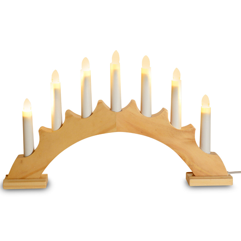 das-kost-mland-dekorationen-schwibbogen-rund-7-kerzen-lichterbogen-natur image 2