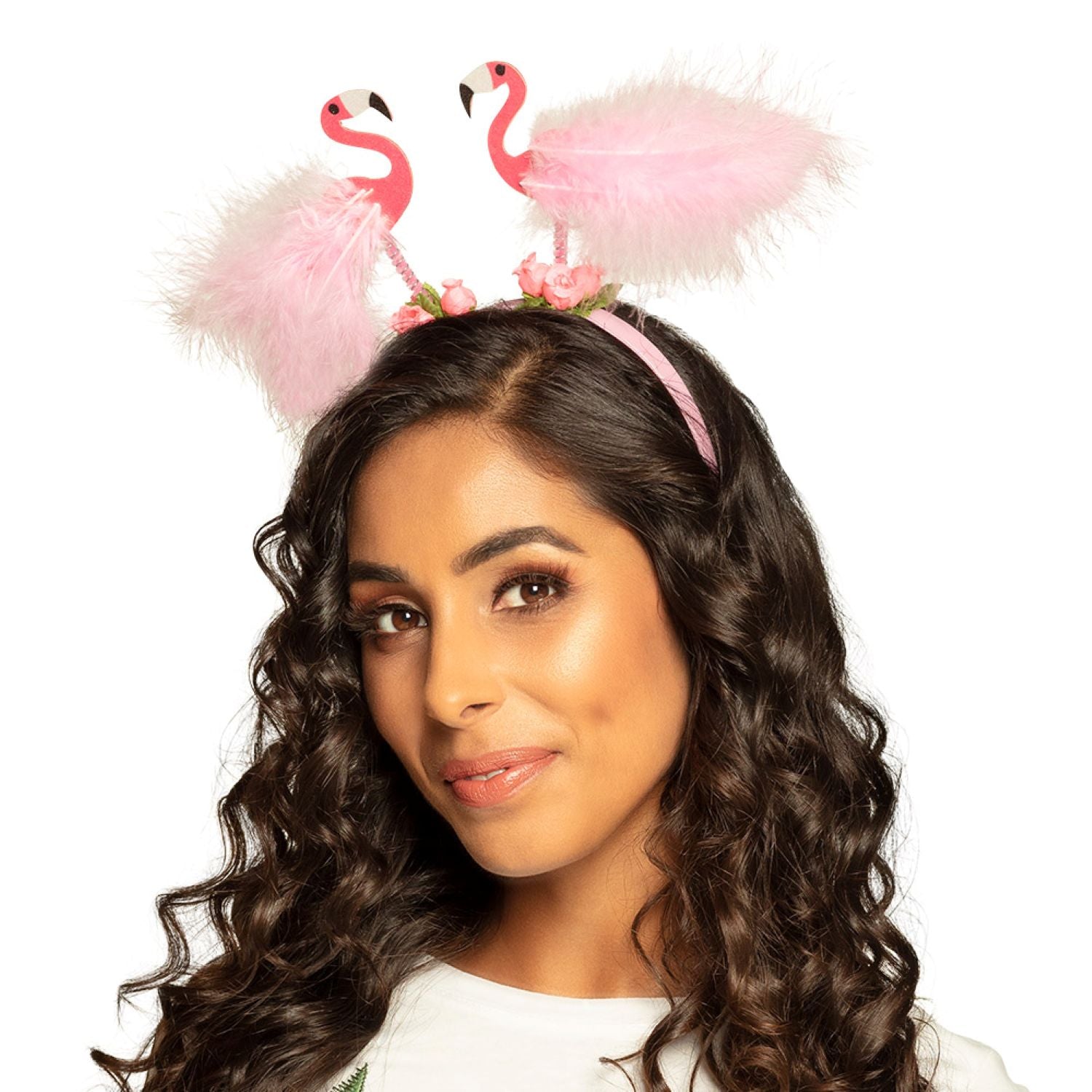 das-kost-mland-diadem-flamingos-haarreif-rosa-erwachsene image 1