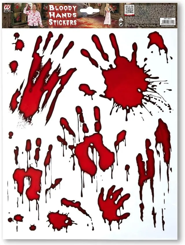 das-kost-mland-blutige-h-nde-halloween-deko-wandtattoos image 1
