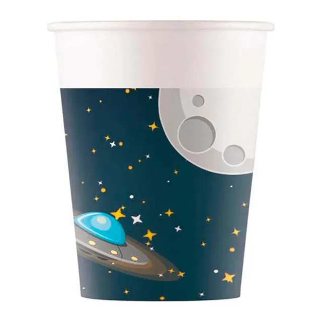 das-kost-mland-space-rocket-pappbecher-8-st-ck-200-ml-fsc image 1
