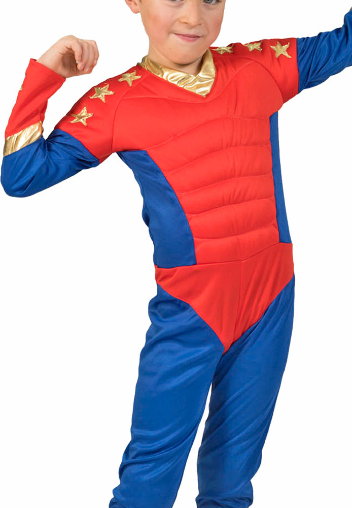 das-kost-mland-superboy-kost-m-jungen-blau-rot-gr-116-152 image 4