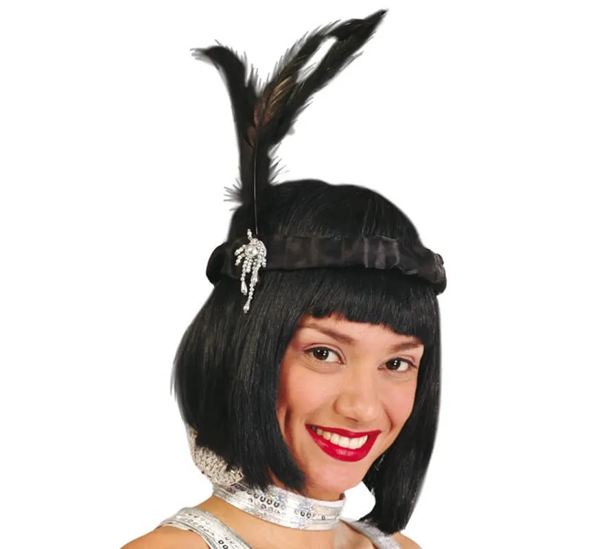 das-kost-mland-tiara-diadem-charleston-schwarz-accessoire image 1