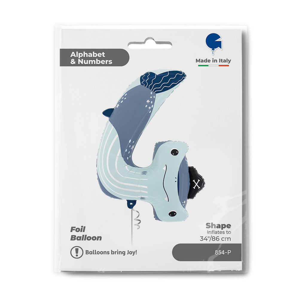 das-kost-mland-puppyloons-shape-folienballon-hai-86-cm image 2