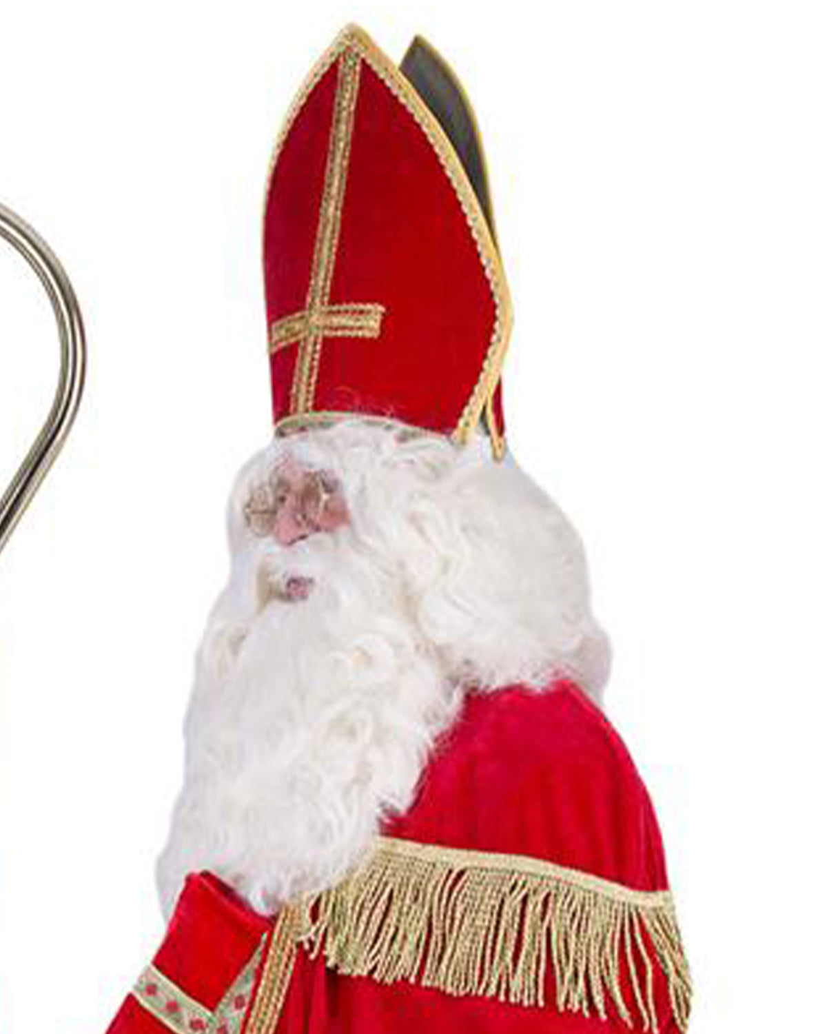 das-kost-mland-herren-nikolaus-kost-m-rot-wei-mit-mitra image 6