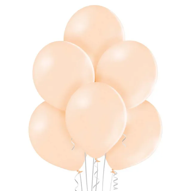 das-kost-mland-dekorationen-luftballons-pastell-peach-50-stk-30-cm image 1