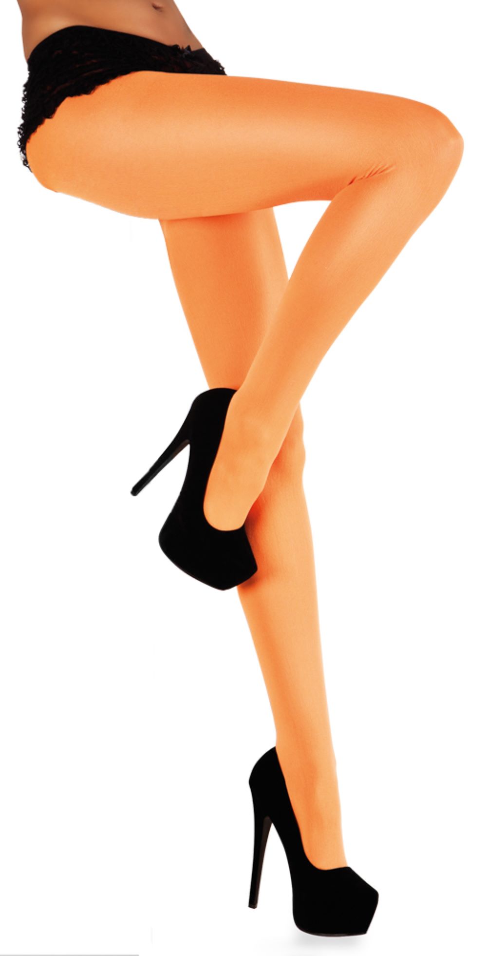 das-kost-mland-strumpfhose-neon-orange-40den-damen image 1