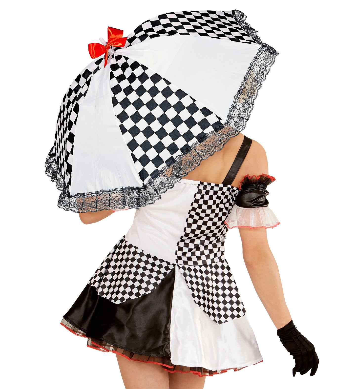das-kost-mland-herren-zirkusschirm-schwarz-weiss-77-cm image 4