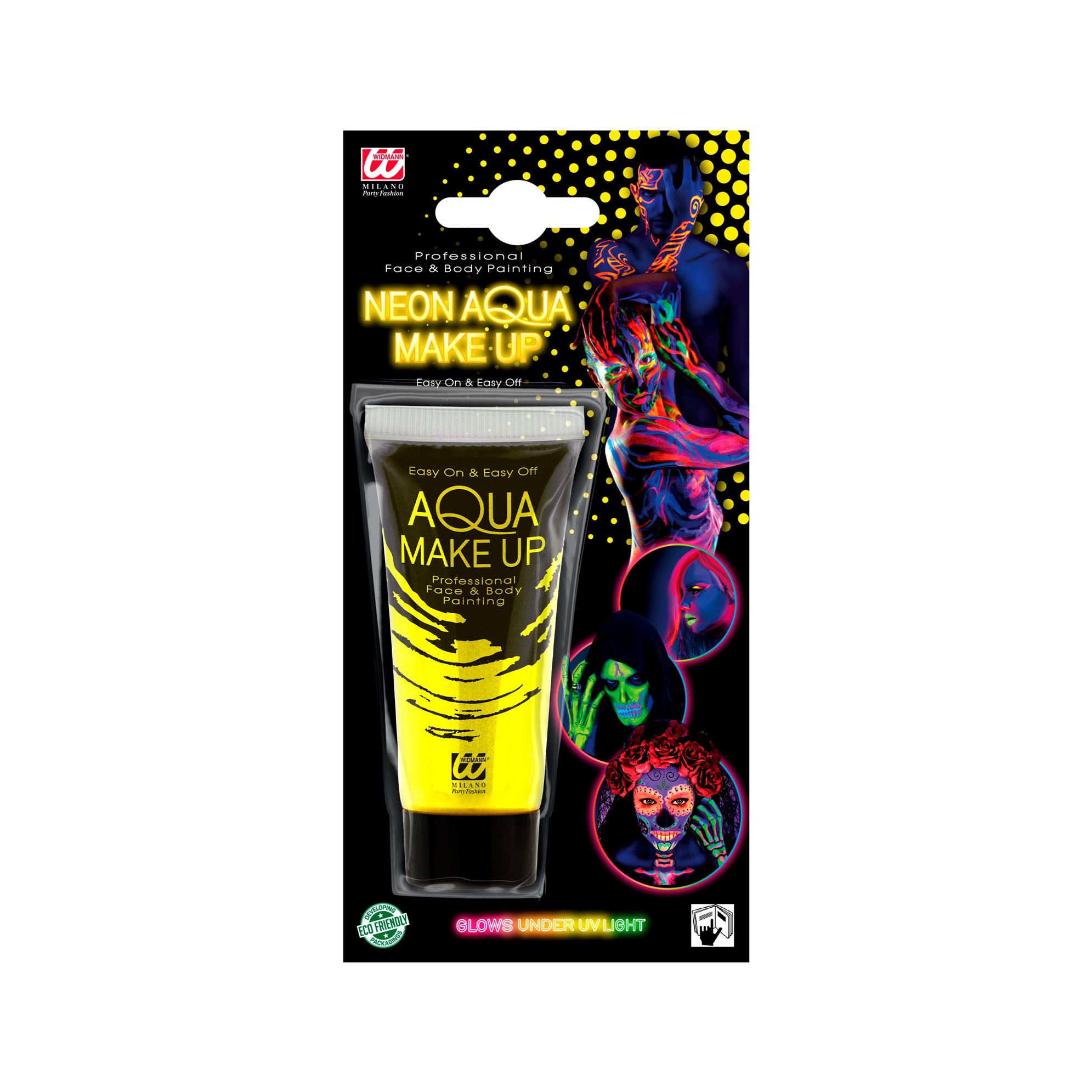 das-kost-mland-aqua-make-up-tube-30ml-neon-gelb-uv image 1