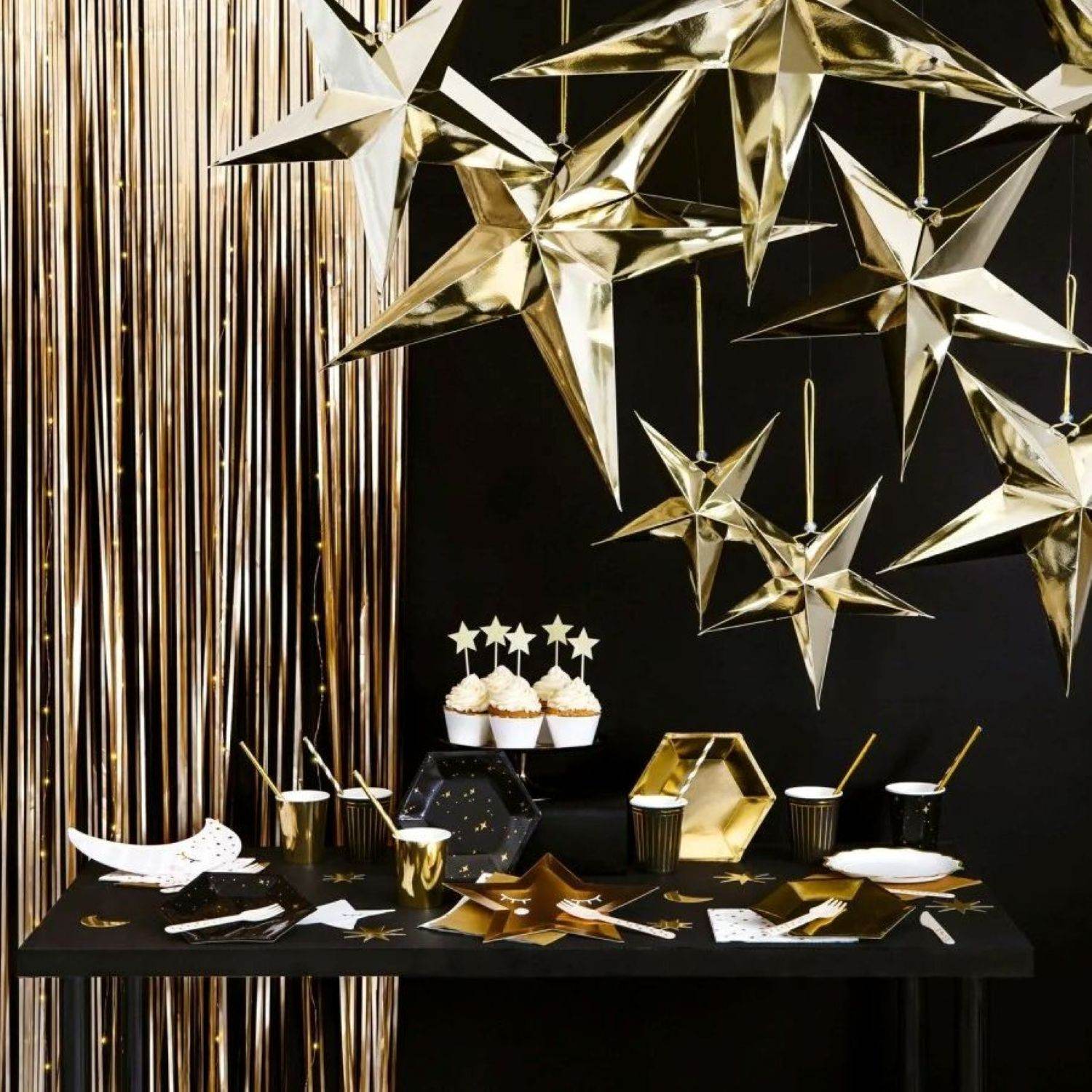 das-kost-mland-t-rvorhang-lametta-gold-90x250cm-metallic image 2