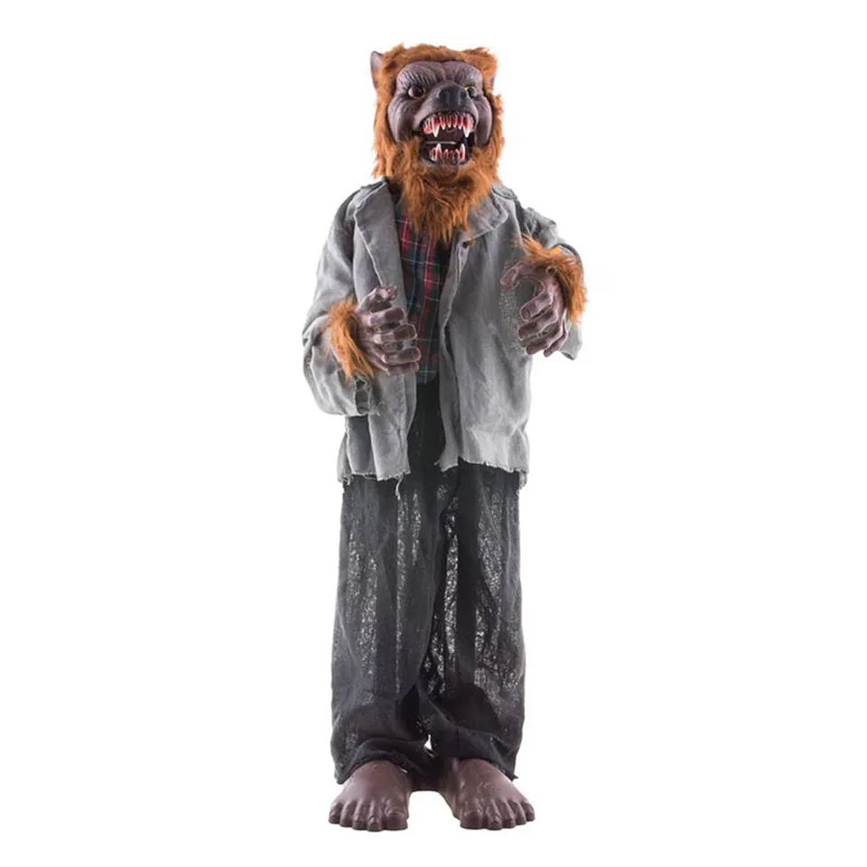 das-kost-mland-dekorationen-standfigur-wolf-90-cm image 1