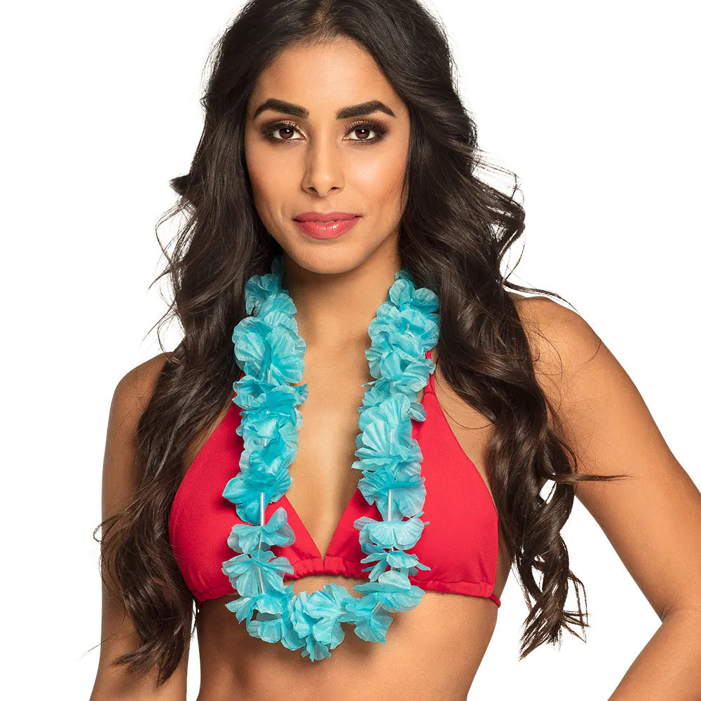 das-kost-mland-hawaii-blumenkette-ohana-t-rkis-s-dsee image 1