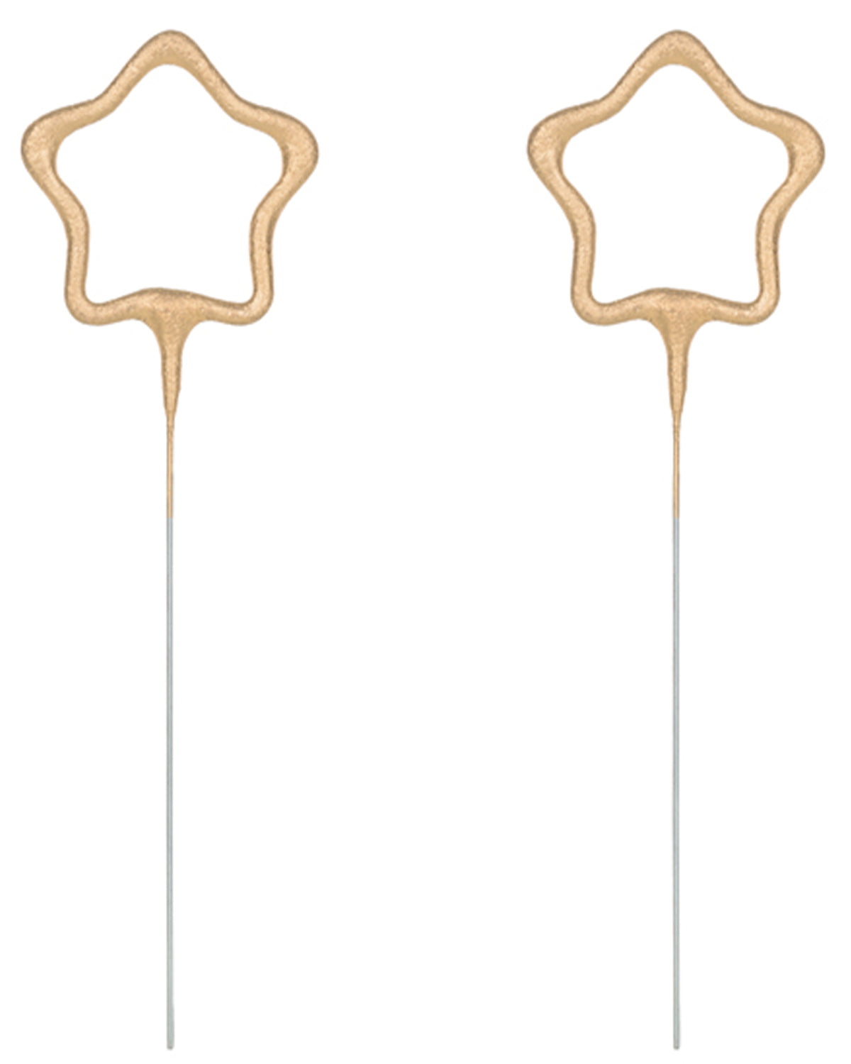 das-kost-mland-golden-stars-wunderkerzen-sterne-gold-2-stk image 1