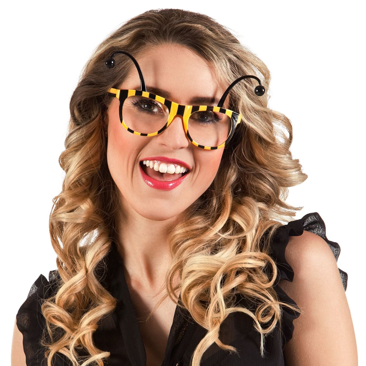 das-kost-mland-bienen-brille-gelb-schwarz-f-r-erwachsene image 3