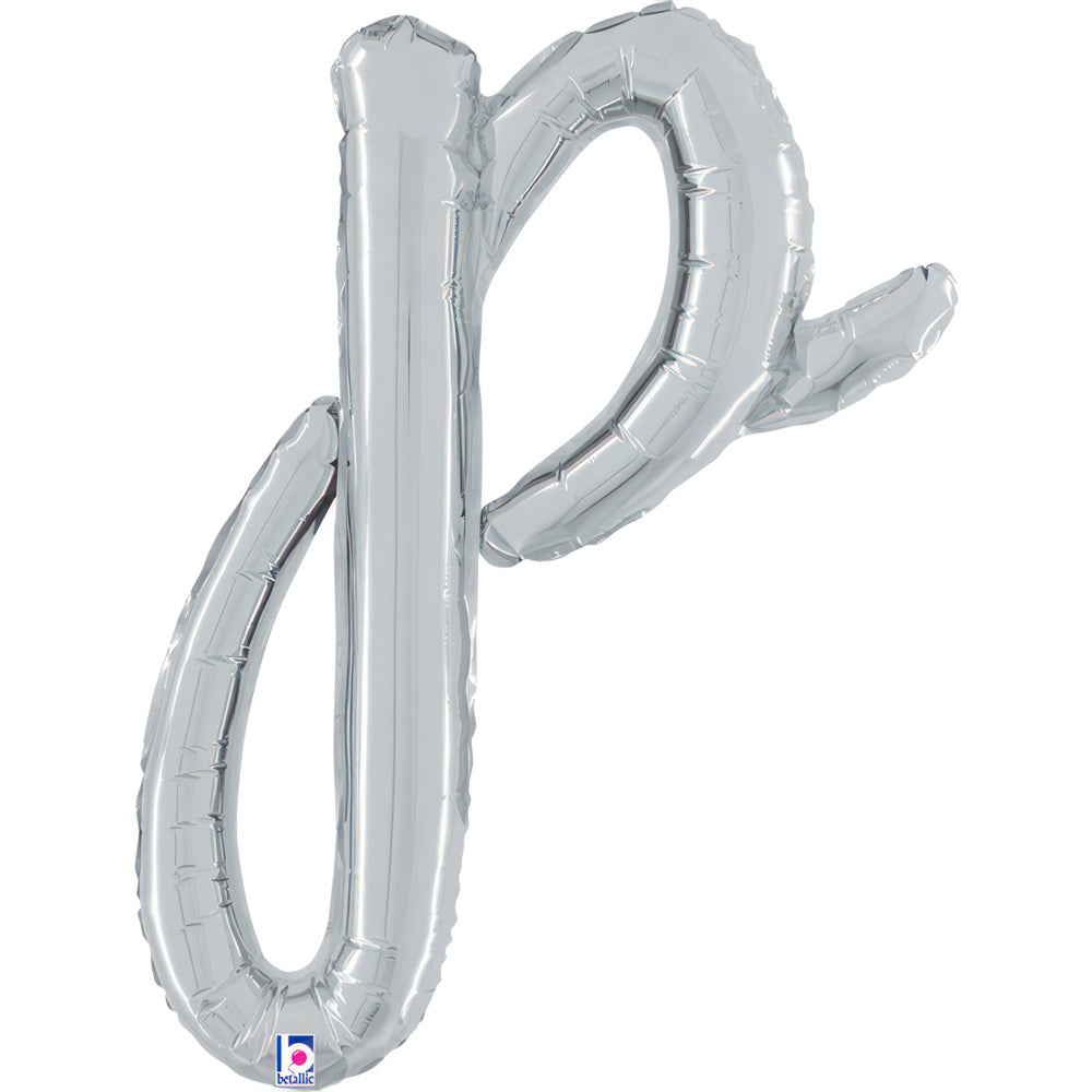 folienballon-buchstabe-skript-silber-61cm-luft-p61 image 1